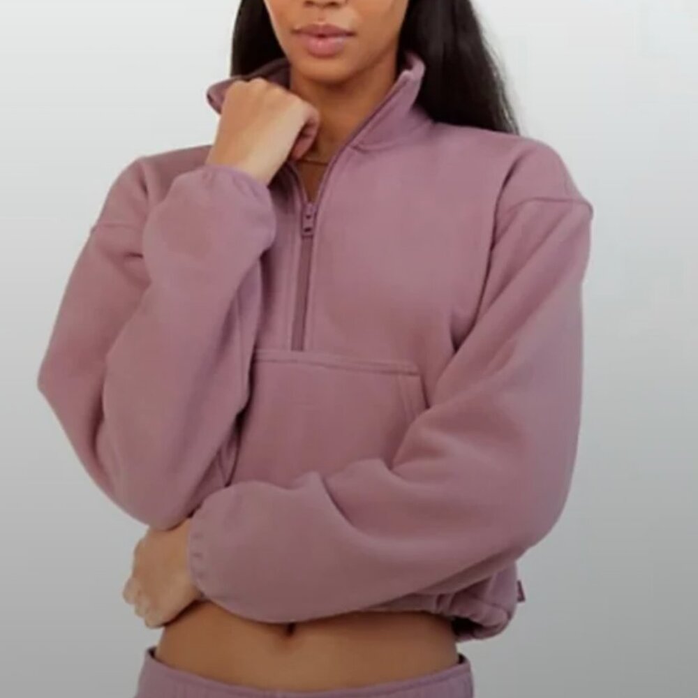 SOLD- TNA polar fleece pullover